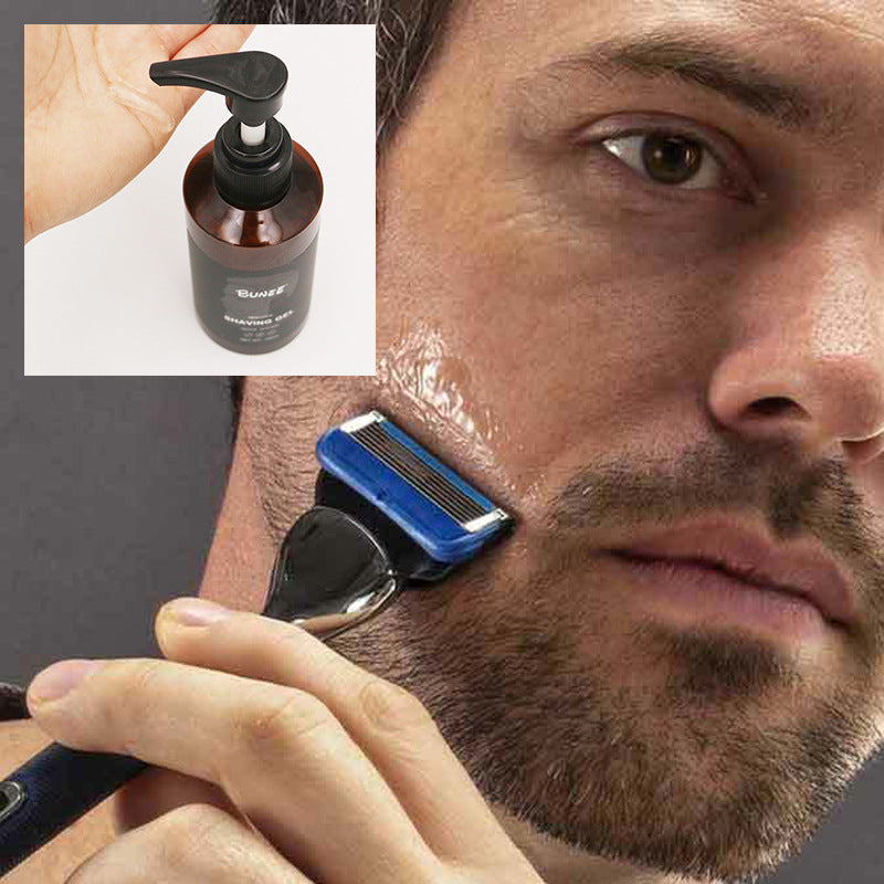 BUNEE Shaving Gel Shaving Foam Shave Softens Beard Moisturizing Men's Beard Care Cross Border