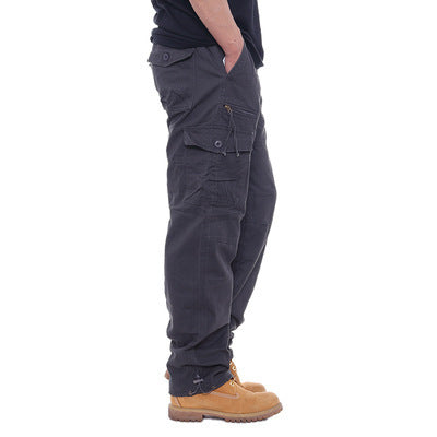 Foreign trade simple cotton cargo pants