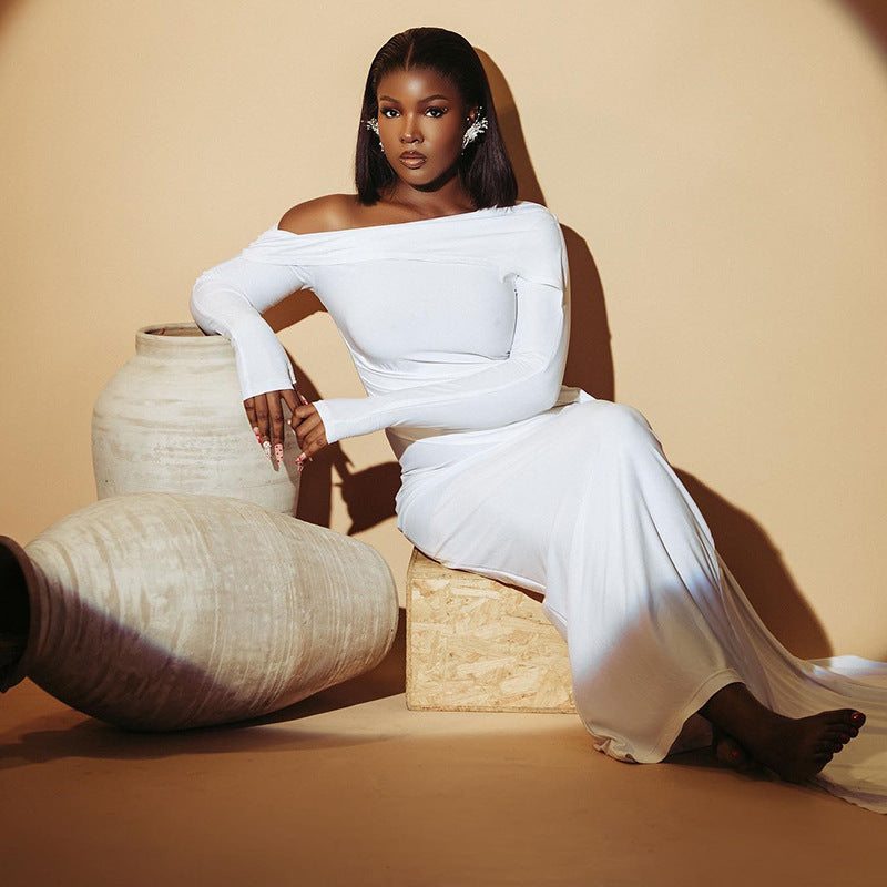 One-Shoulder Asymmetric Dress