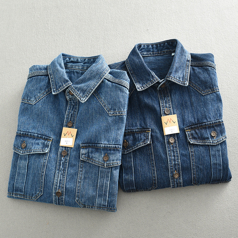 Western Denim Work Shirt