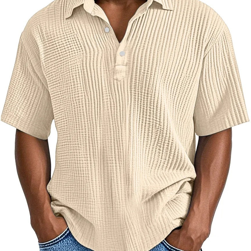 Textured Collared Shirt