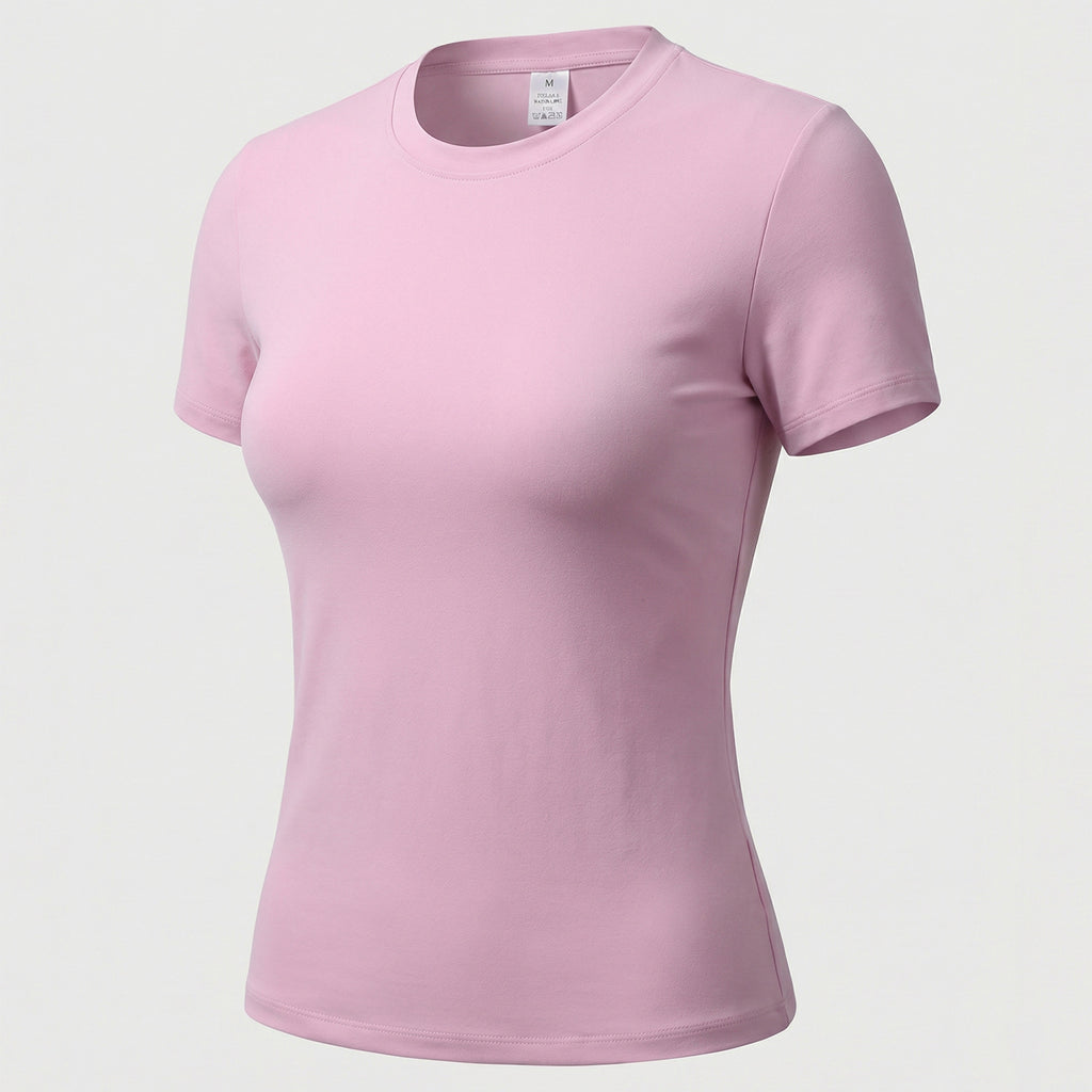 Slim-Fit Short-Sleeve Yoga Top