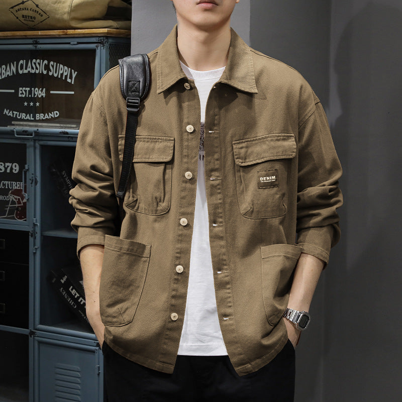 Multi-Pocket Shirt Jacket