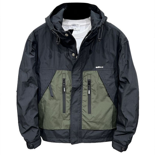 American Retro Patchwork Jacket
