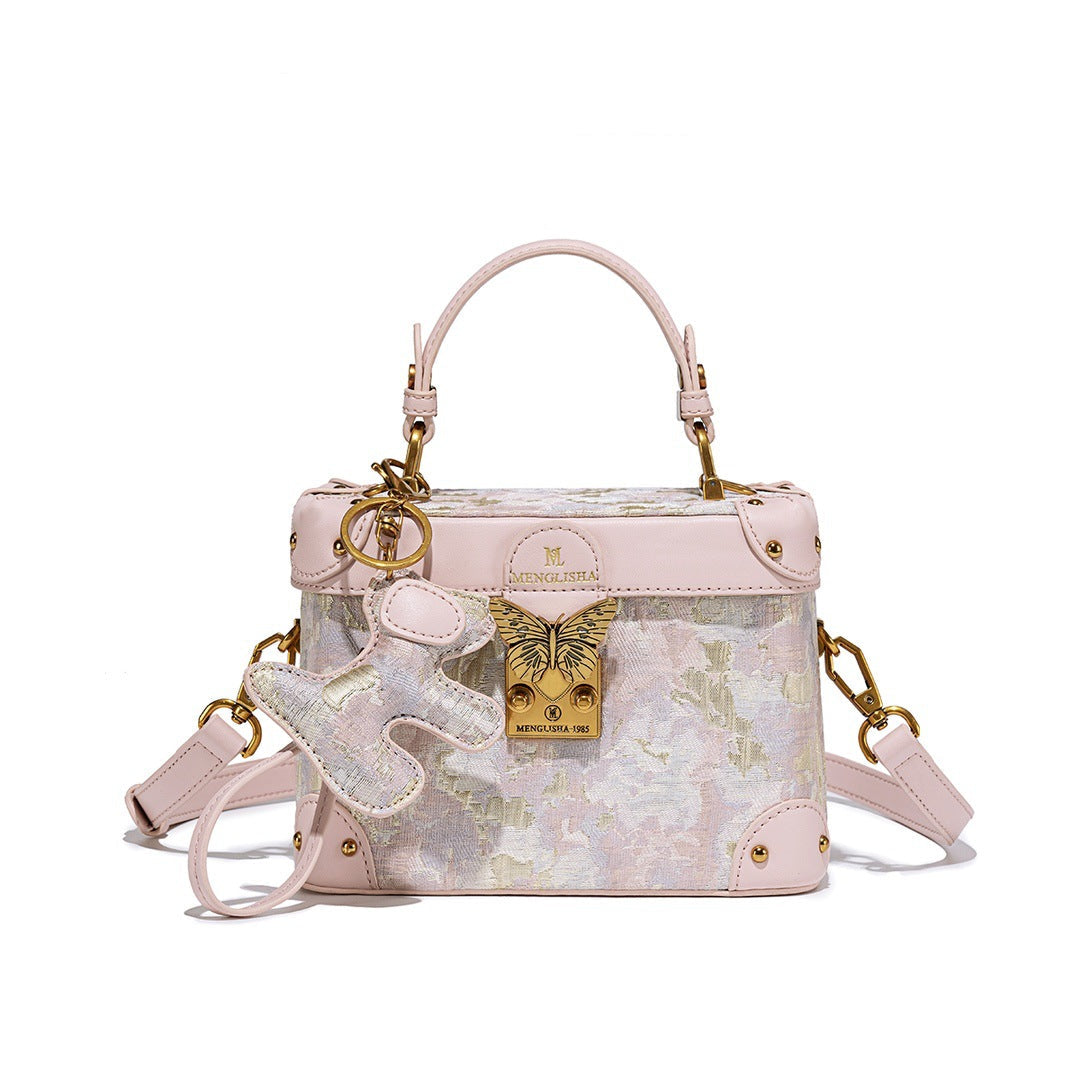 Printed Box Shoulder Bag