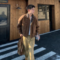 Vintage Toggle Suede Jacket