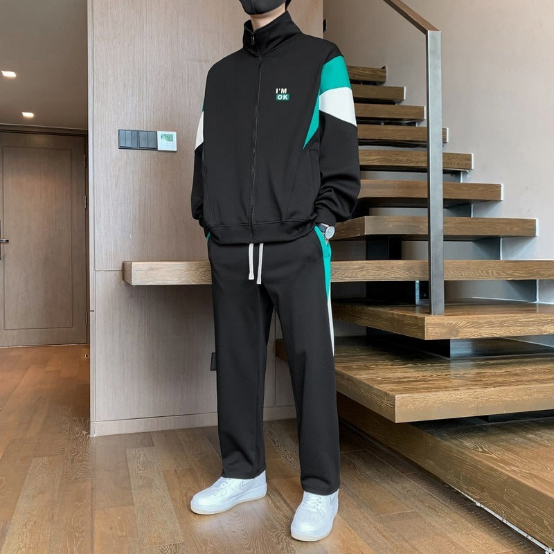 Modern Panel Tracksuit Set