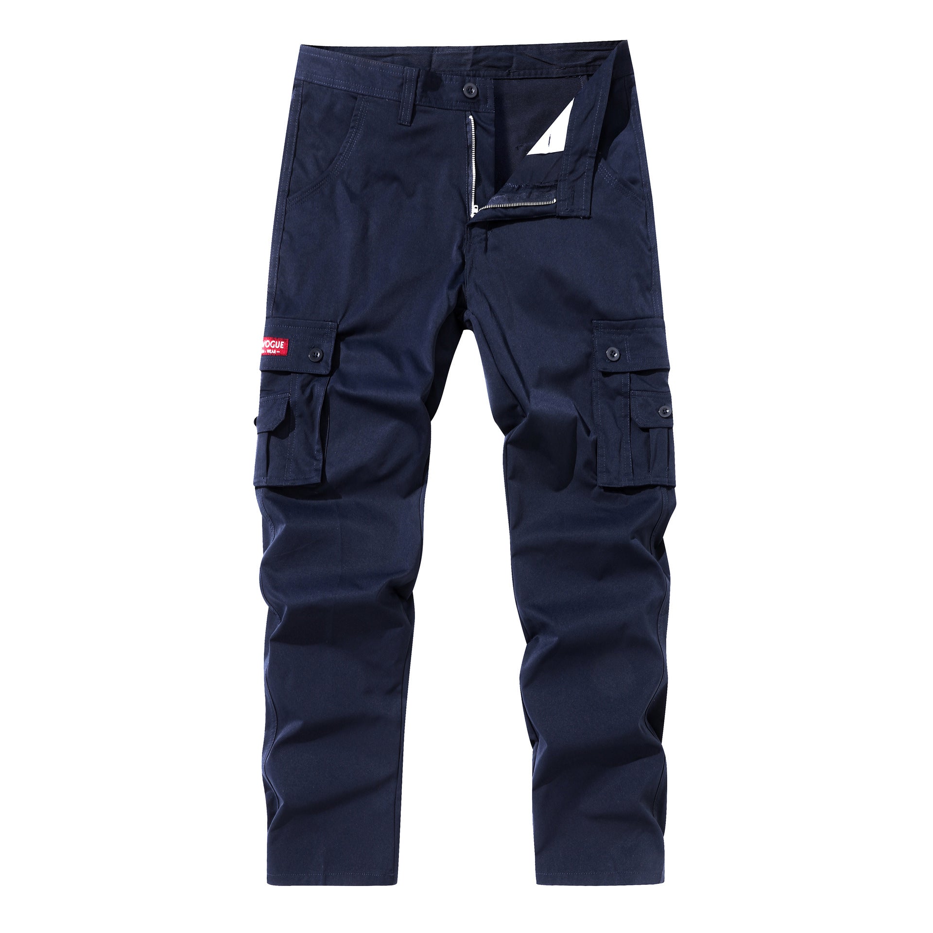 Men's new outerwear fashionable straight-leg multi-pocket cargo pants cross-border exclusively for Amazon 895555