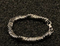 Twisted Industrial Disc Bracelet