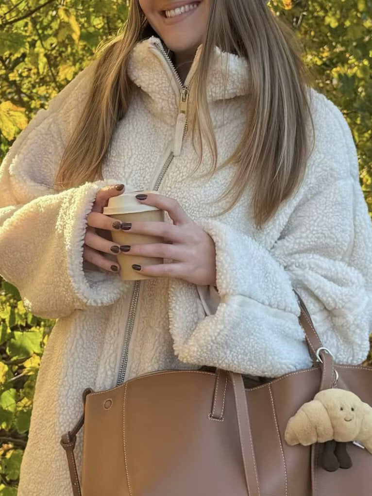 Women's Textured Zip-Up Jacket