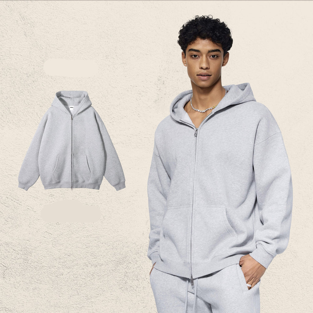 Heavyweight Thermal Dual-Zip Hoodie