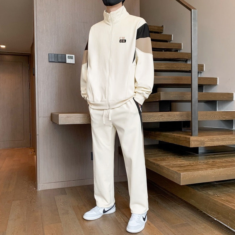 Modern Panel Tracksuit Set