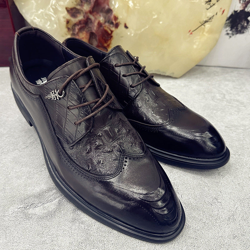 Men's Brogue Lace-up Oxfords