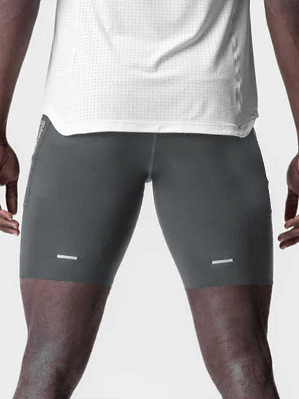 Men's High-Elastic Compression Shorts