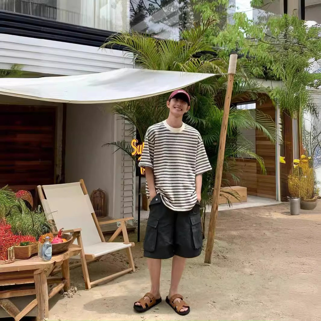 Men's Striped Crewneck T-Shirt