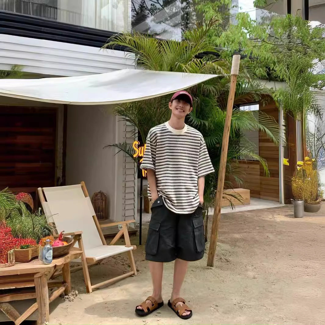 Men's Striped Crewneck T-Shirt