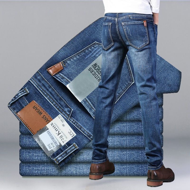 Essential Straight Fit Stretch Denim
