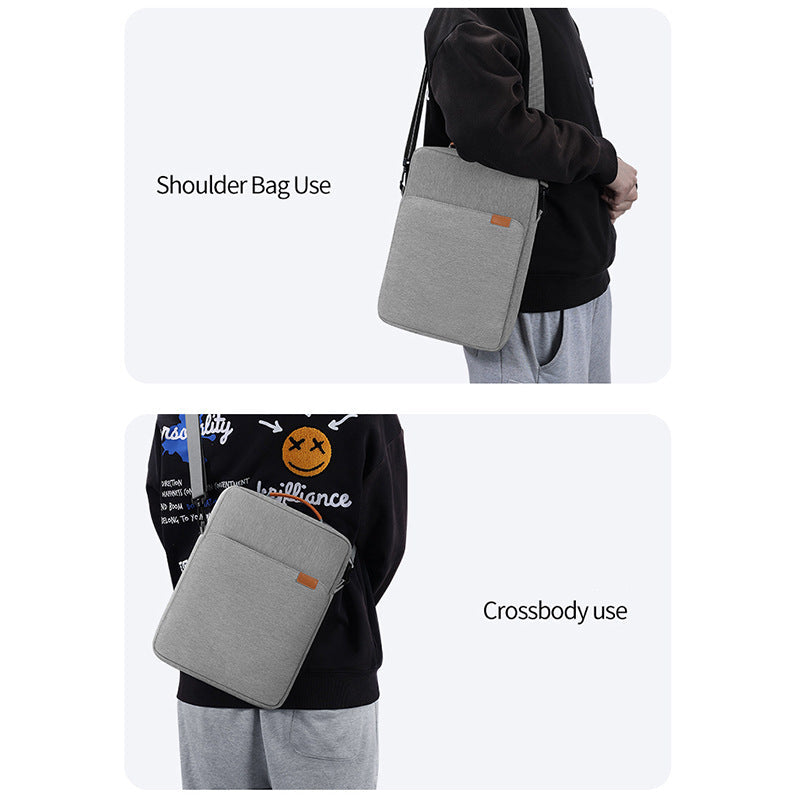 Vertical Laptop Shoulder Bag