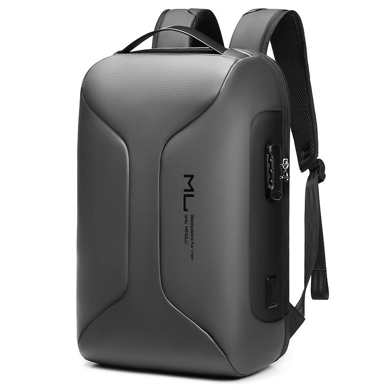 Sleek Tech Shell Backpack
