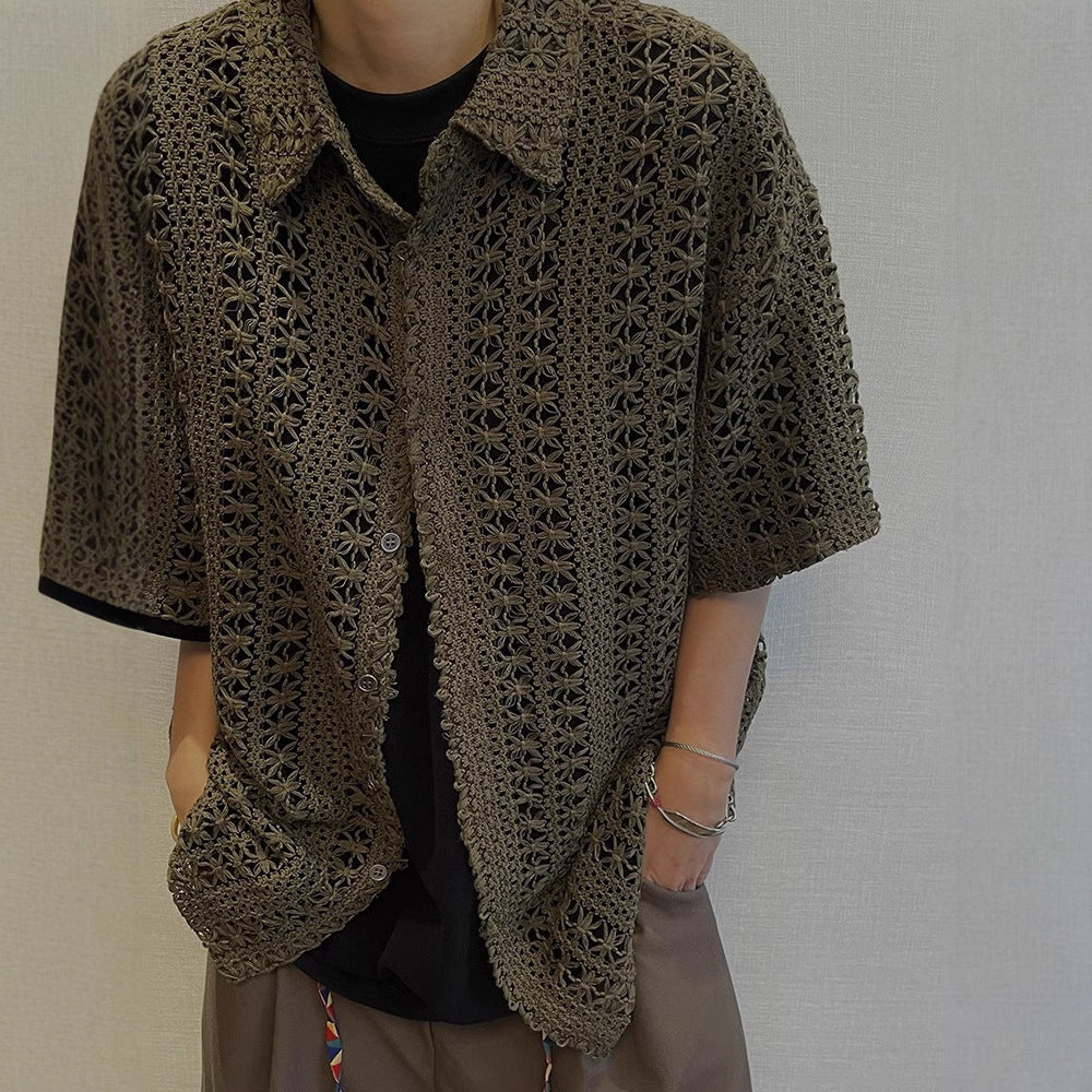 Lace Crochet Overshirt