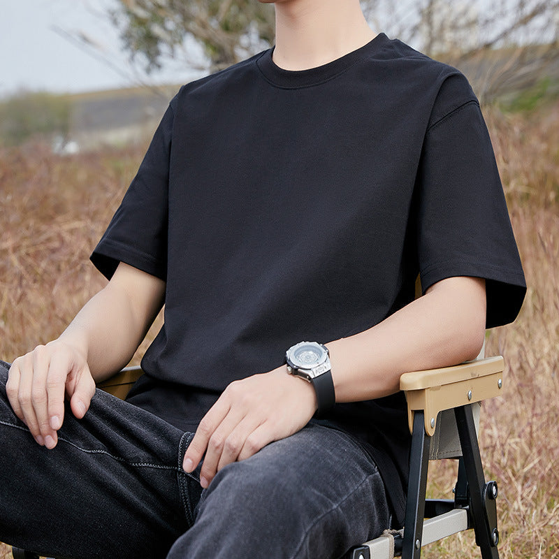 Premium Cotton Crew Neck Tee