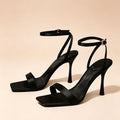 Champagne Stiletto Sandals