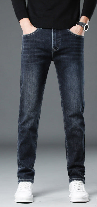 Premium Stretch Straight-Leg Men’s Jeans