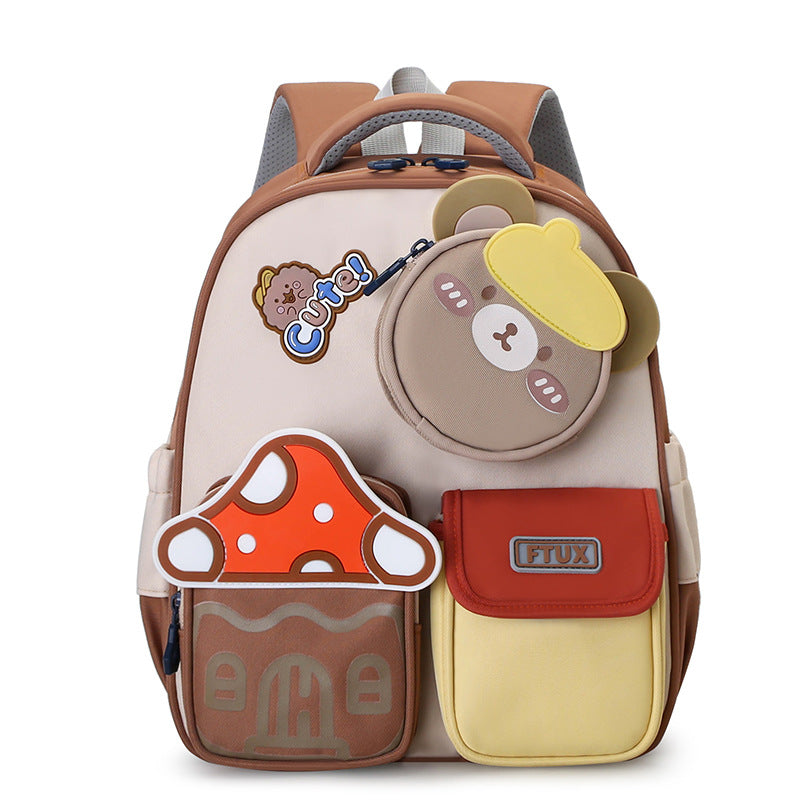 Cute Bunny Mushroom Cottage Backpack aged 3-6
