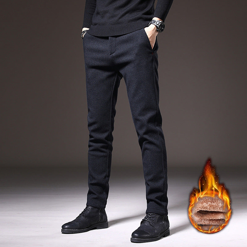 Men's Slim-Fit Business Casual Trousers