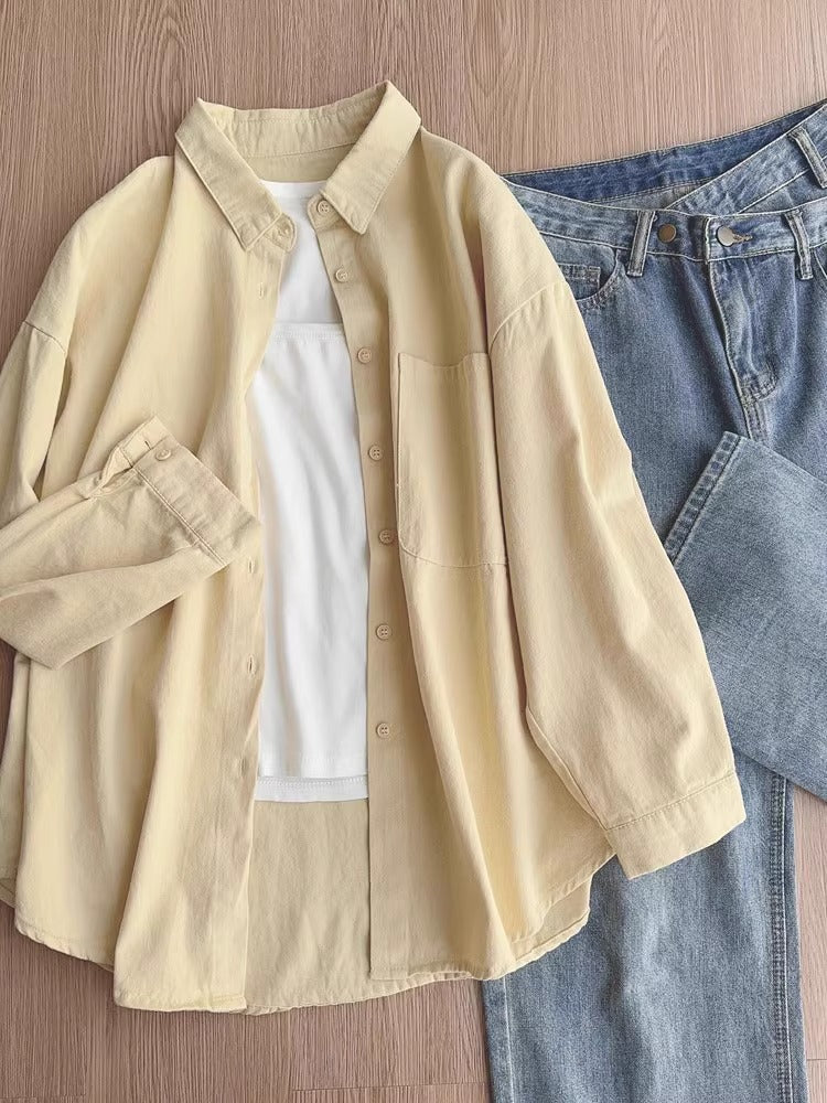 Relaxed Twill Overshirt