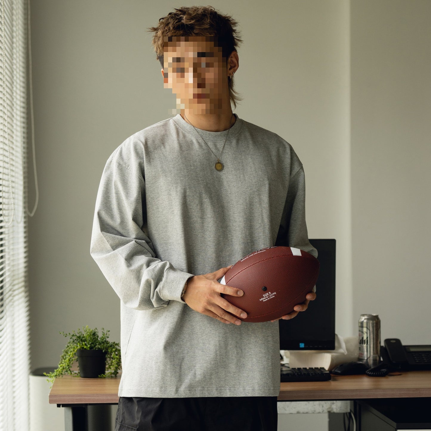 Crewneck Long-Sleeve Tee