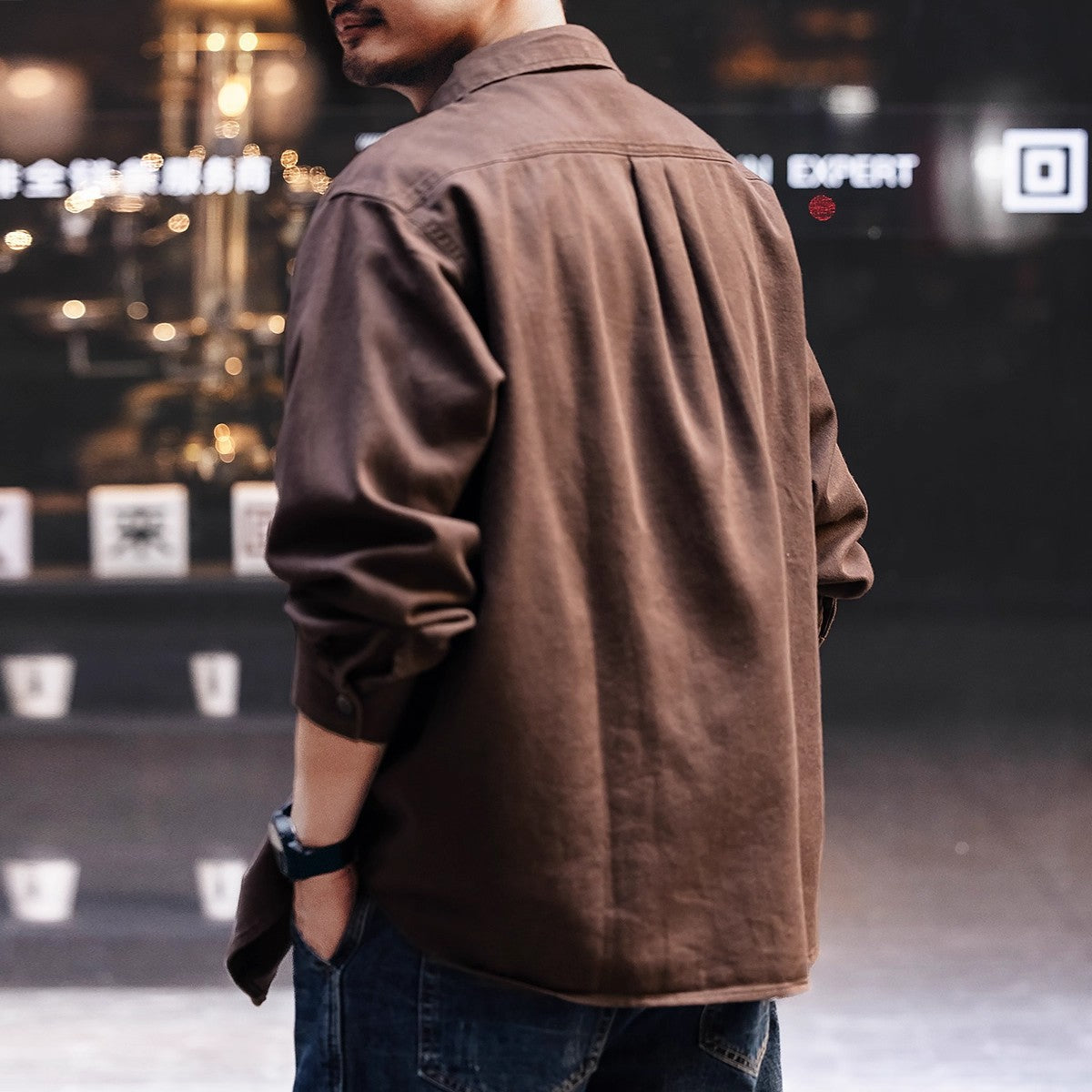 Vintage Workwear Shirt Jacket