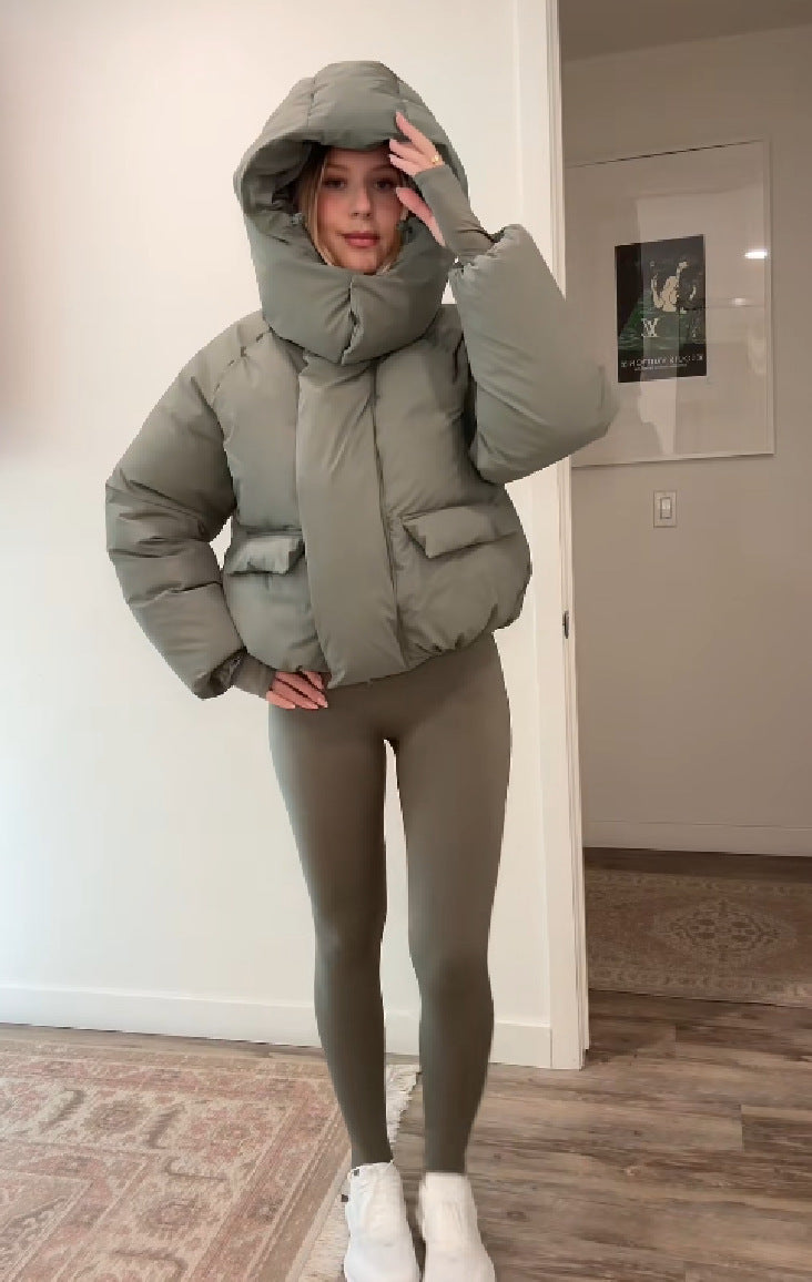 Plush Horizon Hooded Puffer