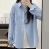 Cotton pocket shirt sky blue
