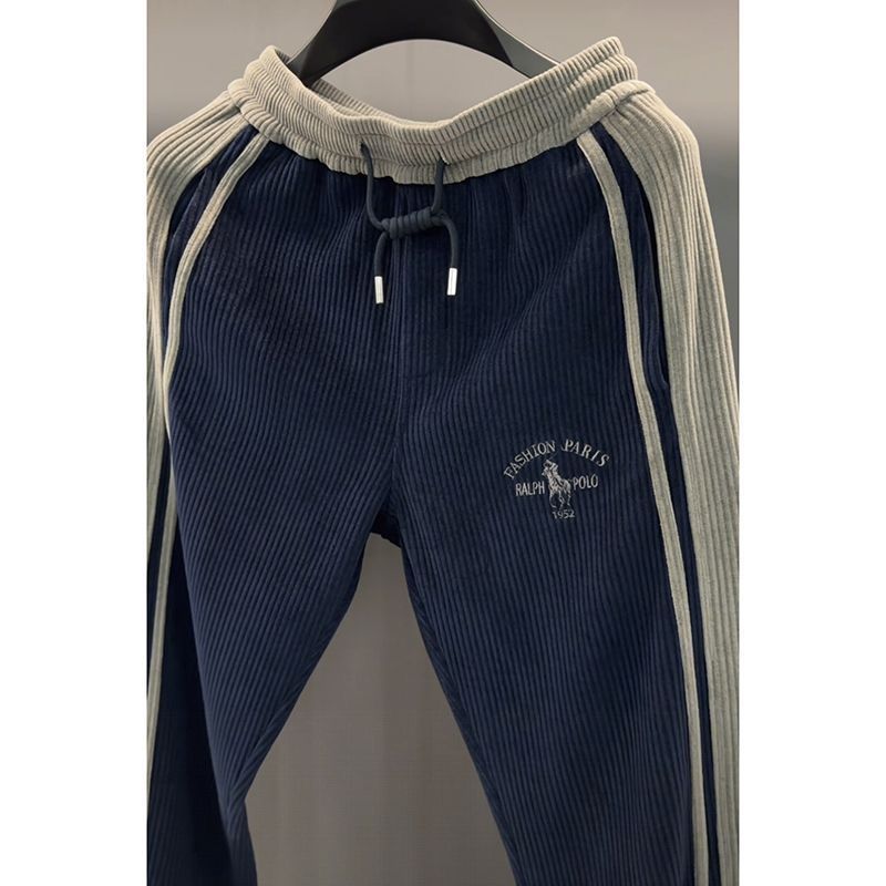 Two-Piece Corduroy Sportswear Set