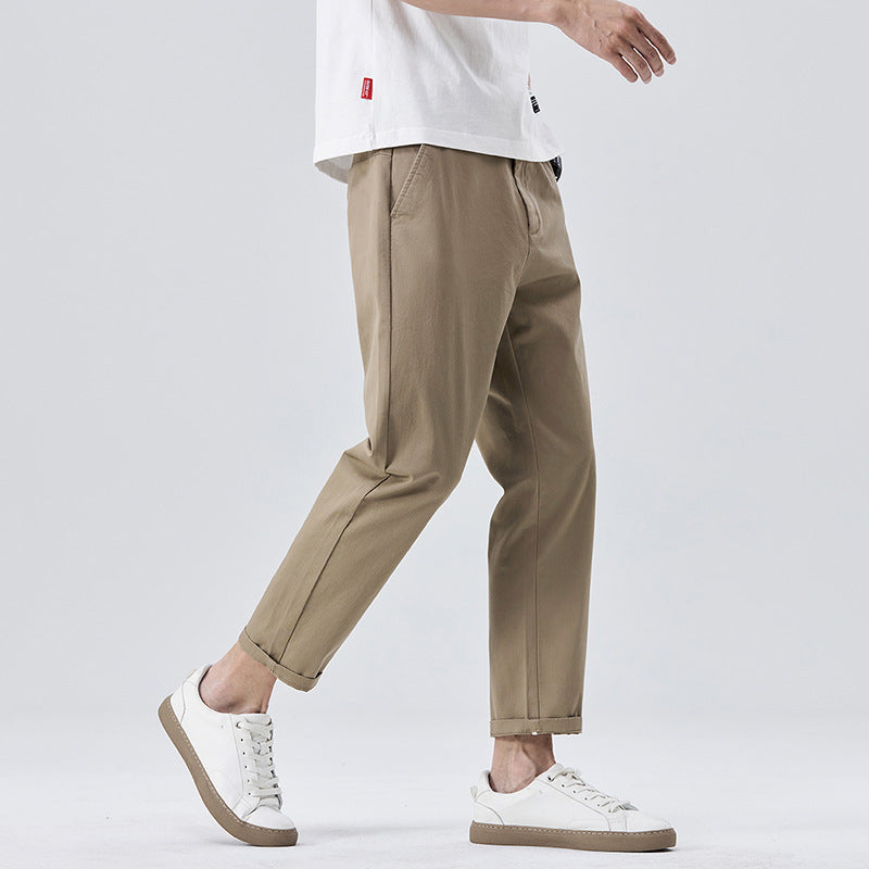 Casual Straight-Leg Trousers