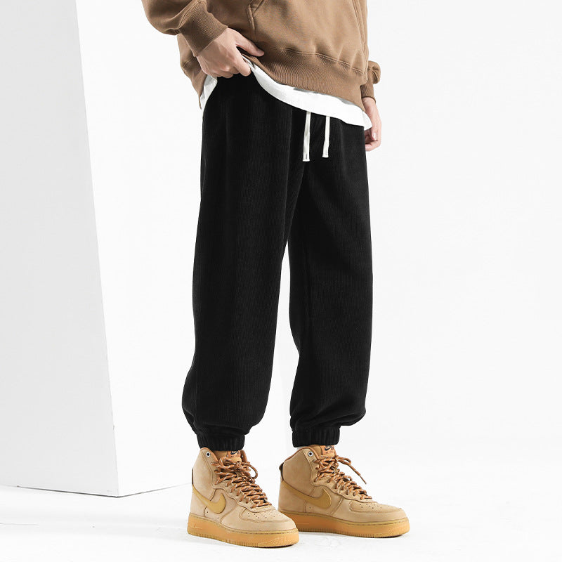 Corduroy Cuffed Sweatpants