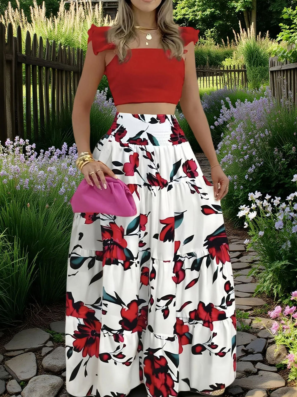 Two-Piece Swing Dress Set