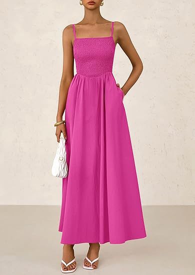 Strap Maxi Dress with Pockets
