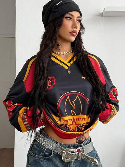 Varsity Heritage Oversized Top