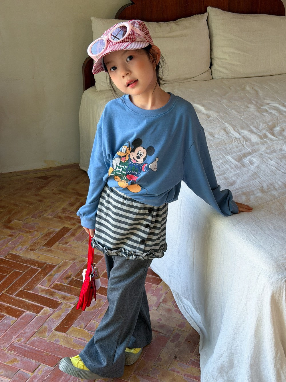 Girls' Cartoon Long-Sleeve T-Shirt