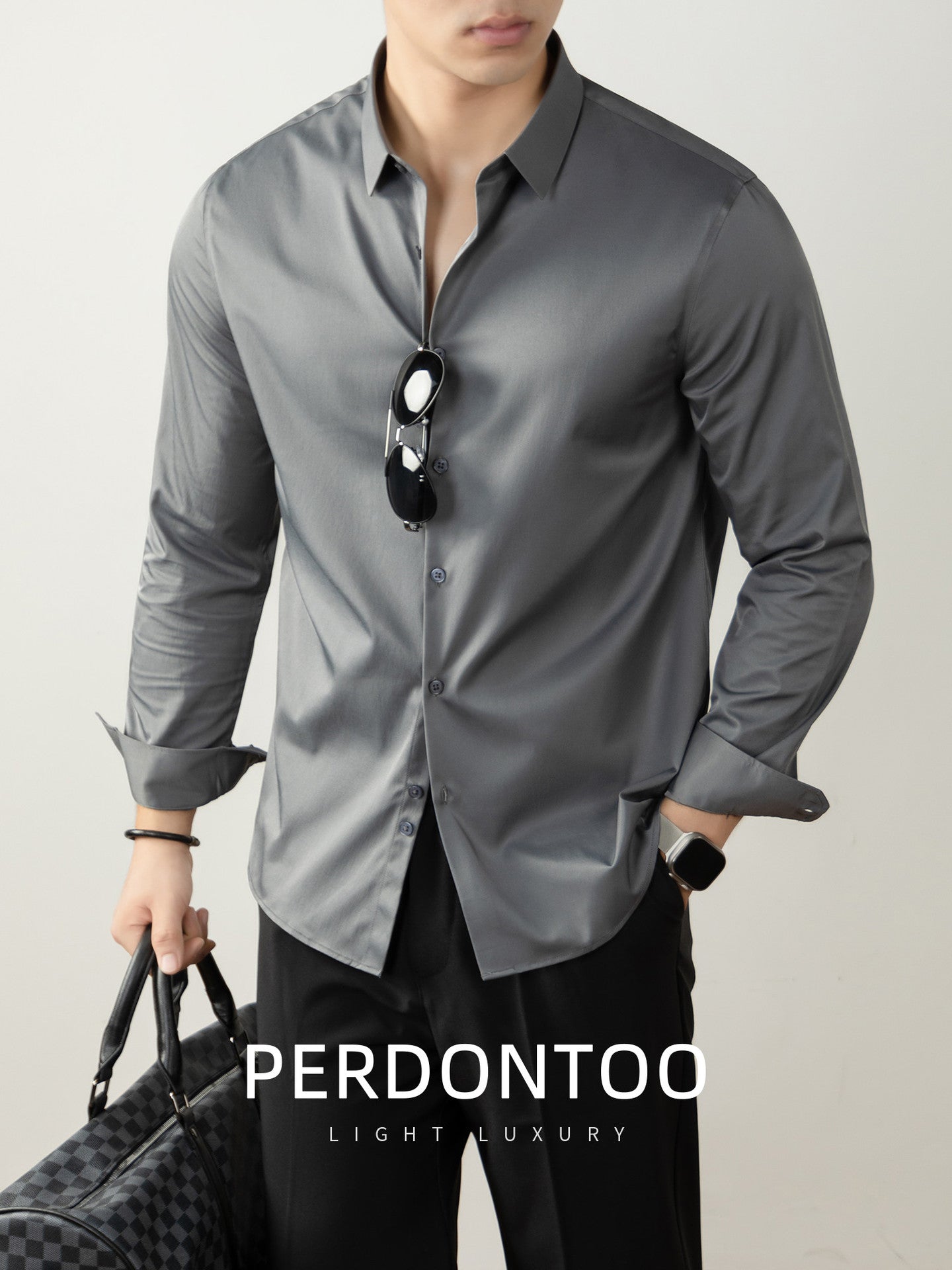 Luxury Non Iron Silk Finish Shirt