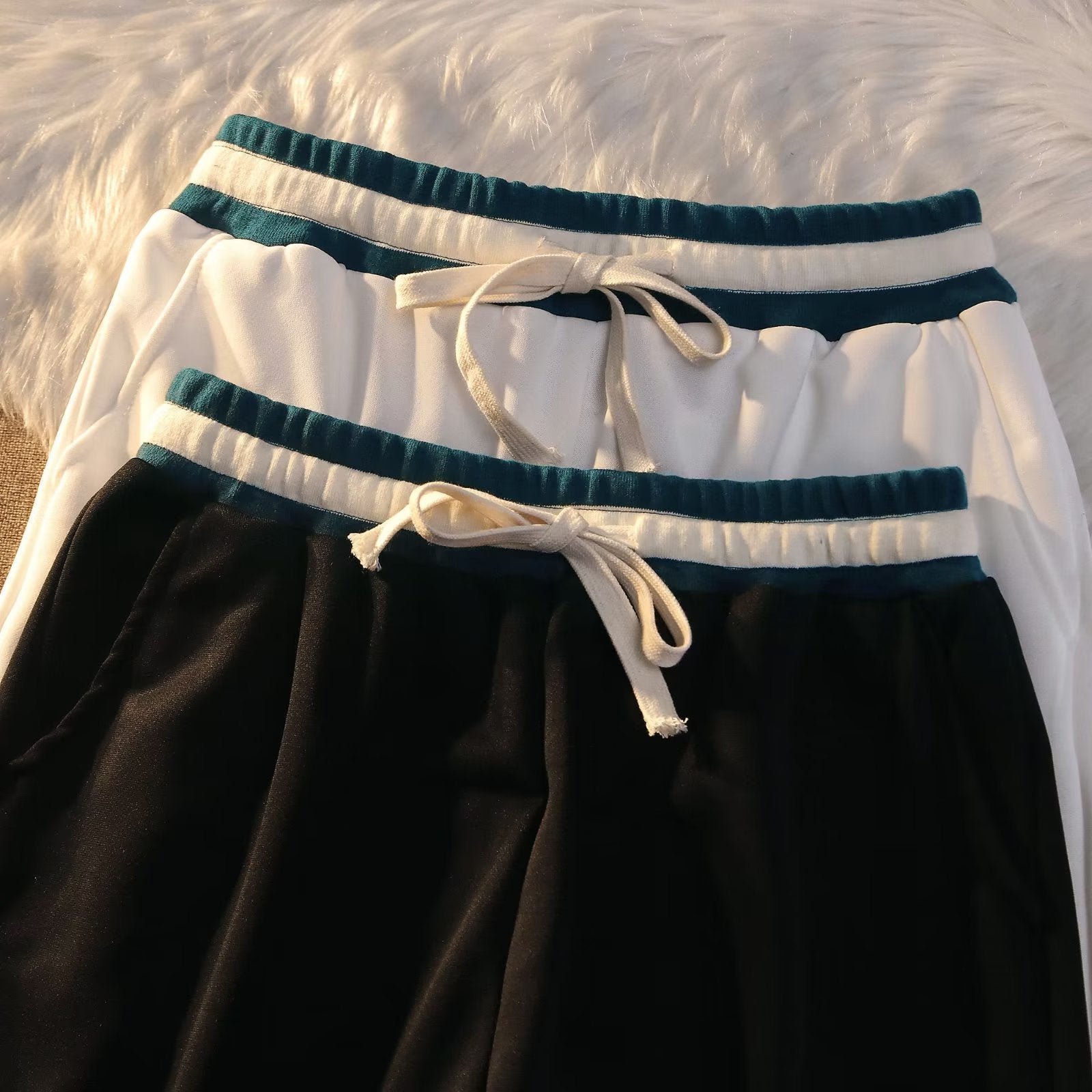 Striped Athletic Shorts