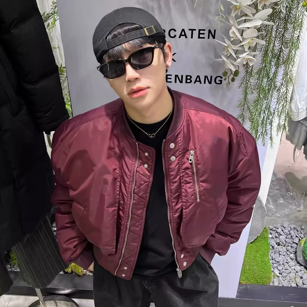 Men’s Oversized Utility Bomber Jacket