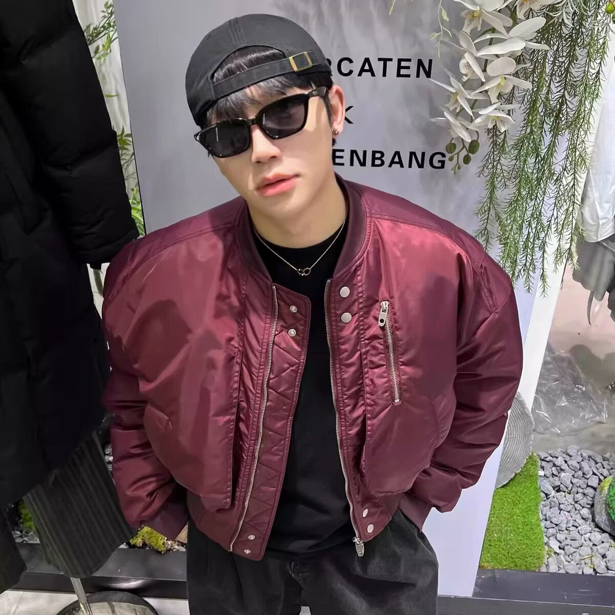 Men’s Oversized Utility Bomber Jacket