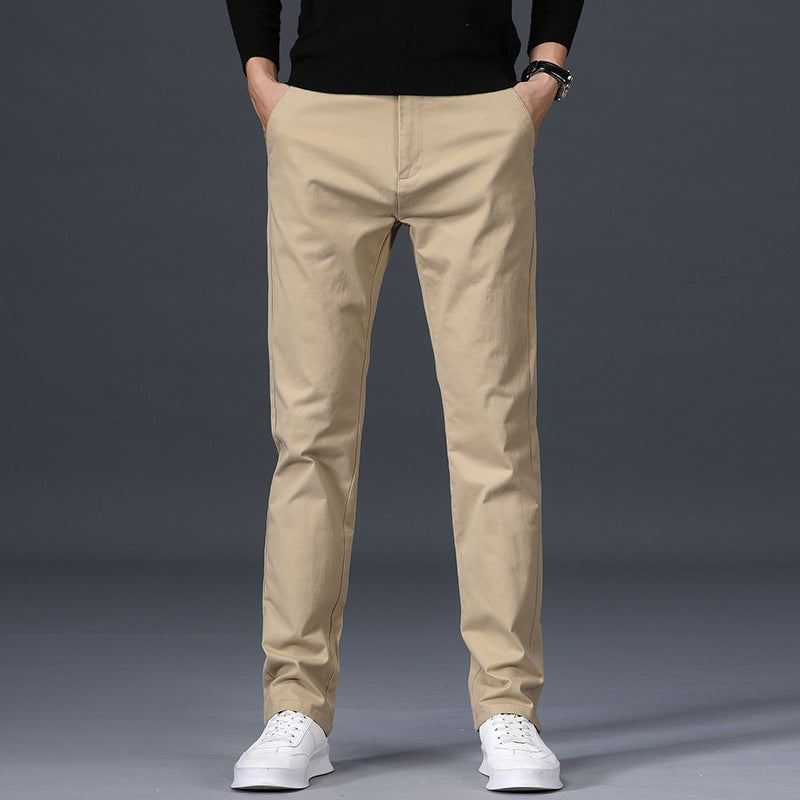 Men's Slim-Fit Casual Trousers