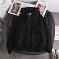 Zippered Fleece Hoodie