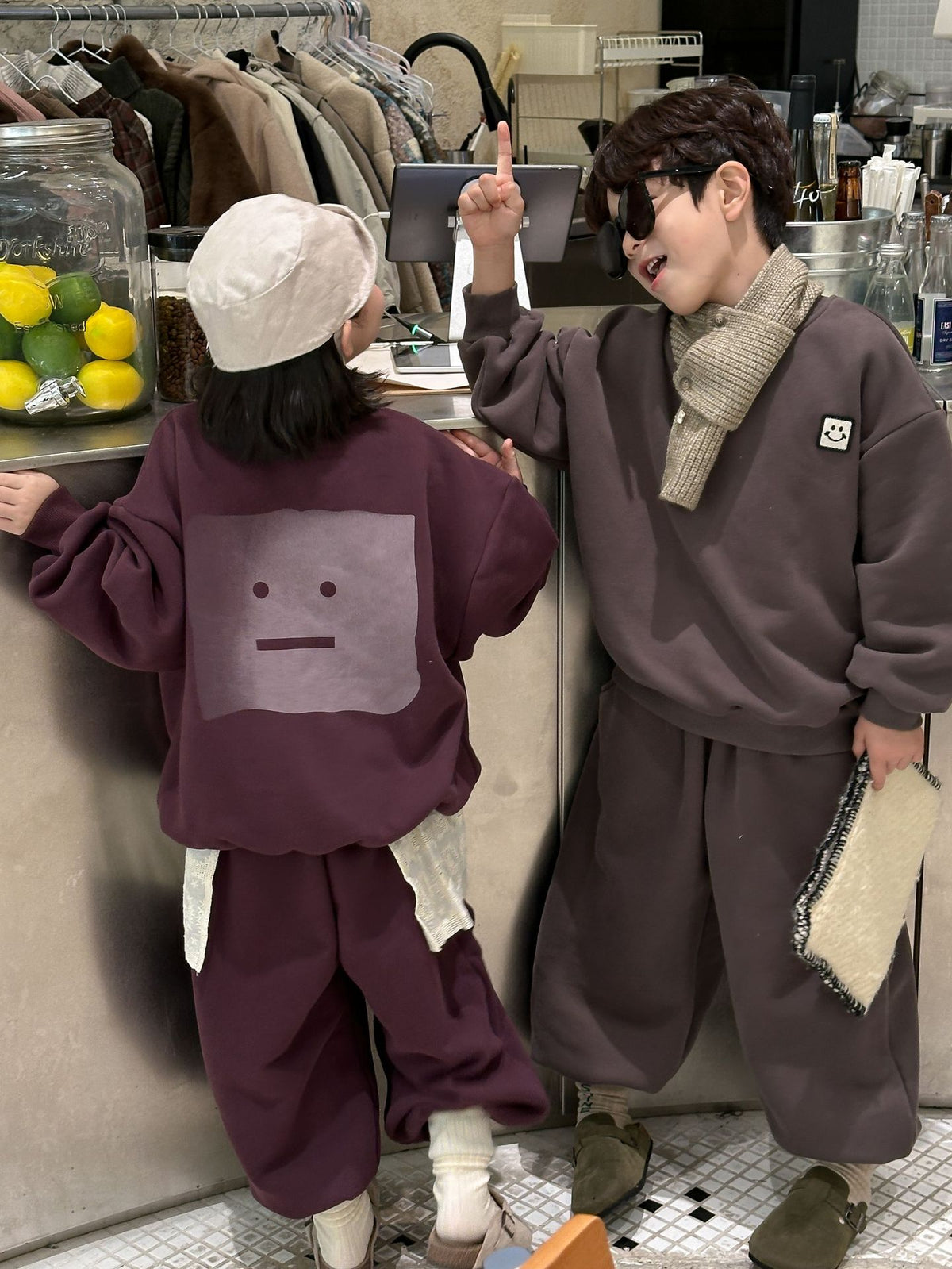 Kids' Turtleneck Two-Piece Set
