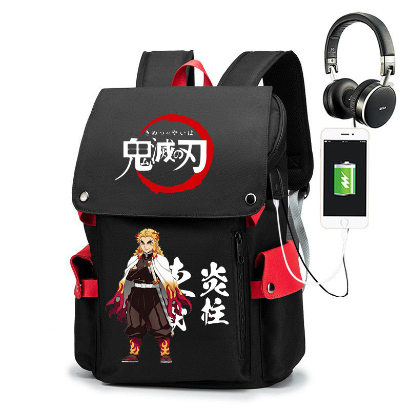 Anime-Themed School Backpack