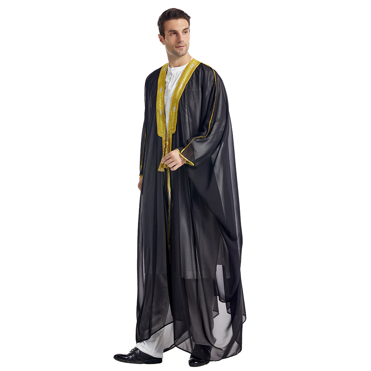 Premium Men’s Embroidered Bisht Cloak